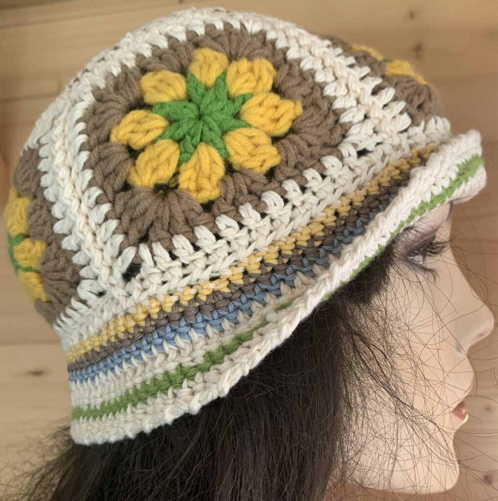 chapeau crochet granny